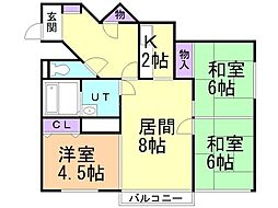 間取図画像 3LDK
