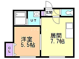 グローバル川沿 1階