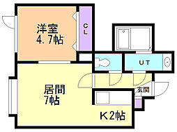 プルメリア真駒内 1階/103