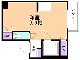 4階 / ワンルーム / 25.68㎡