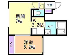 間取図画像 1LDK