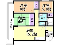 間取図画像 3LDK