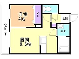 札幌市営東豊線 美園駅 徒歩4分 4階/-
