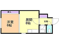 川邊マンション 5階/501