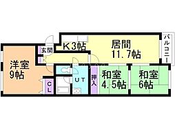 間取図画像 3LDK