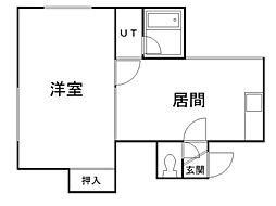 ダイヤフレンド平岡 2LDKの間取図画像