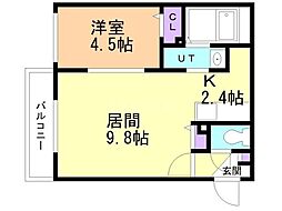 間取図画像 1LDK
