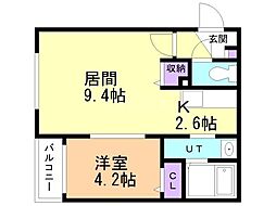 間取図画像 1LDK