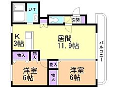 物件の間取り