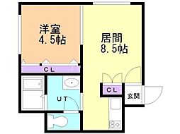 間取図画像 1LDK
