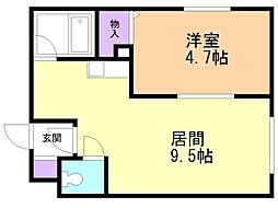 間取図画像 1LDK