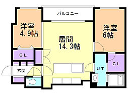 ＧＡＬＵＳＩＡ　（ガルシア） 1階/101