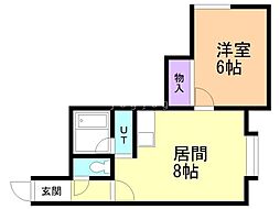 間取図画像 1LDK