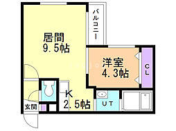 間取図画像 1LDK
