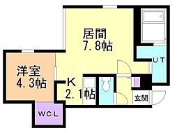 間取図画像 1LDK