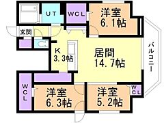 物件の間取り