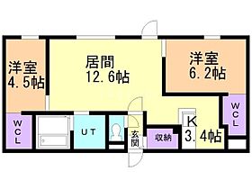 3階 / 2LDK / 60.02㎡