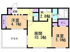 物件の間取り