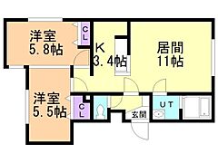 物件の間取り