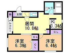 物件の間取り
