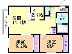 物件の間取り