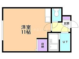 TDKビル ワンルームの間取図画像