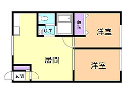 エーコーモア岩見沢B 2階