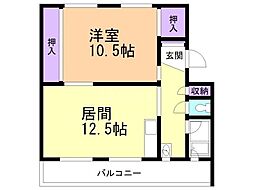 間取図画像 1LDK