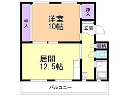 間取図画像 1LDK