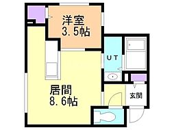 間取図画像 1LDK