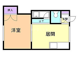 ハイツこまどりＢ棟 1階