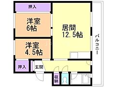 物件の間取り