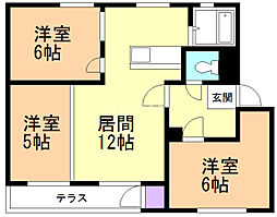 HORSEWIN10 3LDKの間取図画像