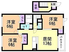 物件の間取り