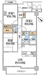 間取図画像 3LDK