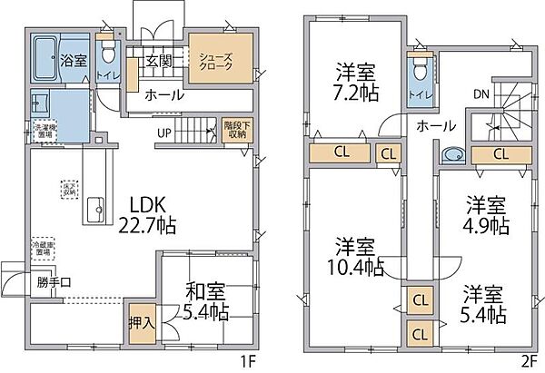間取りを拡大表示