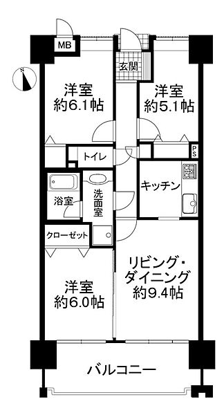 間取りを拡大表示