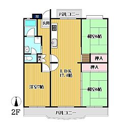 間取図画像 3LDK