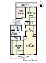 UR落合第二 0506-0505 ｜ 兵庫県神戸市須磨区南落合2丁目（賃貸マンション3LDK・5階・81.08㎡） その1