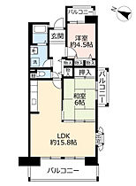 URグリーンヒルズ六甲  ｜ 兵庫県神戸市灘区六甲台町（賃貸マンション2LDK・3階・61.97㎡） その2