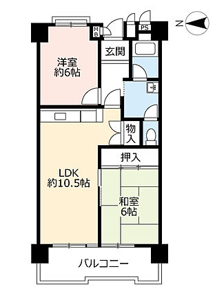 UR都市機構ポートアイランド団地55号棟_間取り_0