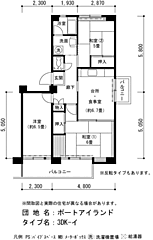 物件の間取り