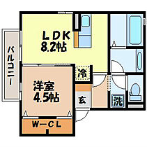 グランドールII 202 ｜ 長崎県長崎市東町2160（賃貸アパート1LDK・2階・36.29㎡） その2