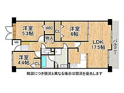 間取図画像 3LDK