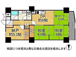 ハイマートすみれ 2SDKの間取図画像