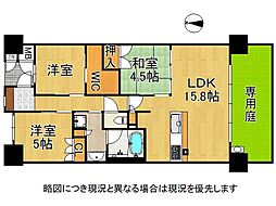 ブランズシティ都島友渕町 3LDKの間取図画像