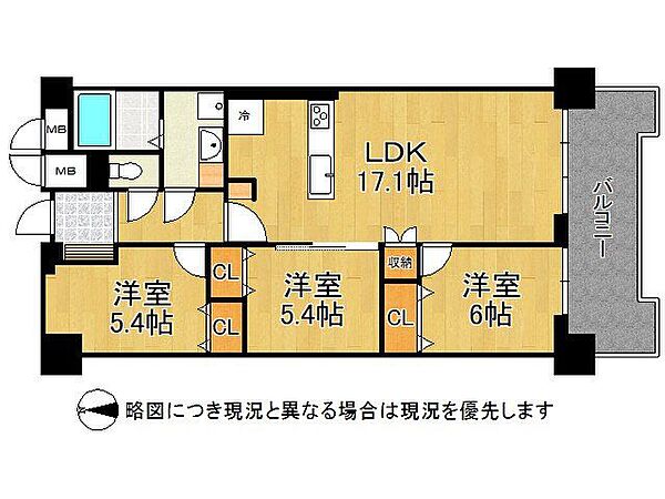 間取りを拡大表示