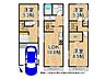 間取り：3階建て・全居室5帖以上、WICや物入付きで収納力のある間取りです。