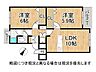 間取り：全居室に窓と収納を備えた、通風良好で機能的な2LDK。