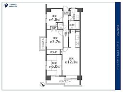 間取図画像 3LDK